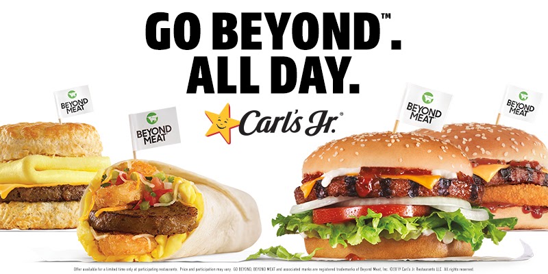 Carl’s Jr’s Beyond Meat Menu 