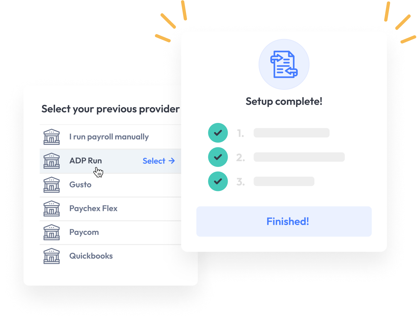 full service setup payroll