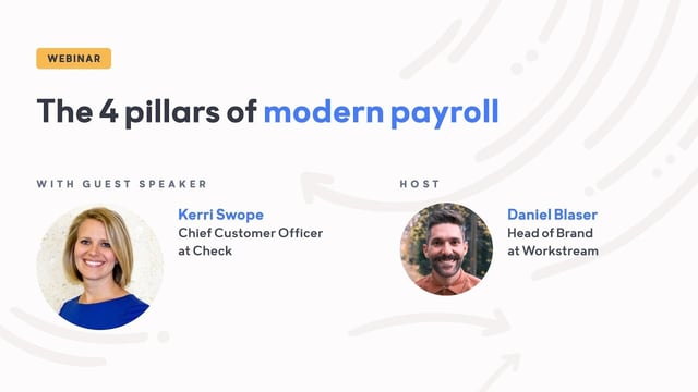 The 4 pillars of modern payroll [free webinar]