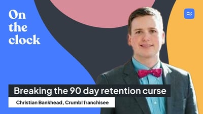 Crumbl franchisee Christian Bankhead shares how to beat the 90 day retention curse