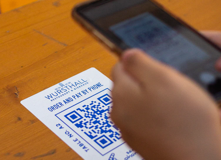 order food via qr code